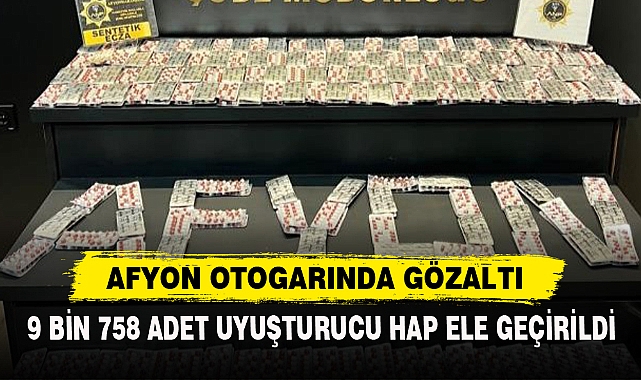 Afyon Otogarında Gözaltı
