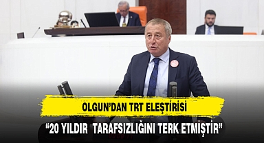 AFYONKARAHİSAR MİLLETVEKİLİNDEN TRT ELEŞTİRİSİ