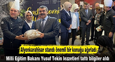 Afyonkarahisar standı önemli bir konuğu ağırladı