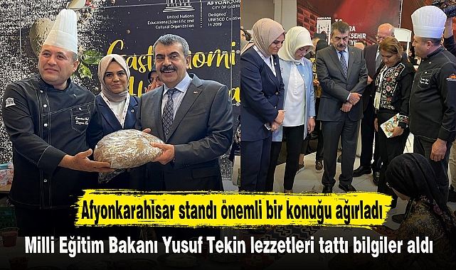 Afyonkarahisar standı önemli bir konuğu ağırladı