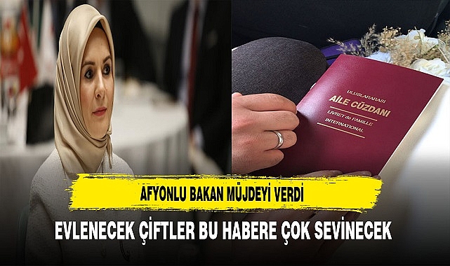 Afyonlu Bakan Müjdeyi Verdi