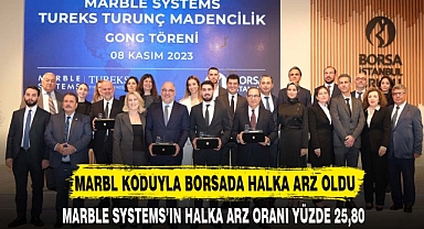 AFYONLU FİRMA MARBL KODUYLA BORSADA HALKA ARZ OLDU