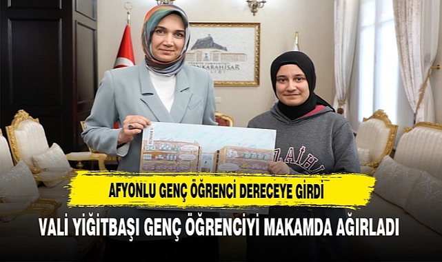 AFYONLU GENÇ ÖĞRENCİ DERECEYE GİRDİ