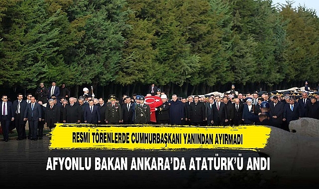 AFYONU BAKAN ANKARA'DA ATATÜRK'Ü ANDI