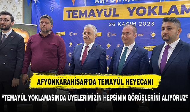 AK  Parti Afyonkarahisar'da temayül heyecanı