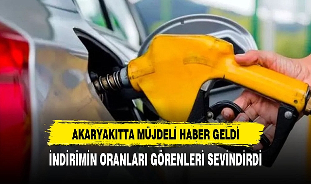 AKARYAKITTA SEVİNDİREN HABER GELDİ