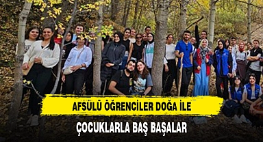AFSÜ'lü öğrenciler doğa ile başbaşa bir gün geçirdiler