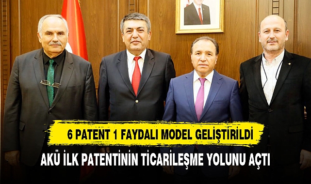 AKÜ Hak Sahibi Olduğu İlk Patentinin Ticarileşme Yolunu Açtı