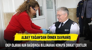 ALBAY YAĞAN 'DAN TOPLUMA ÖRNEK OLACAK DAVRANIŞ