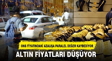 Altın Fiyatları Düşüyor