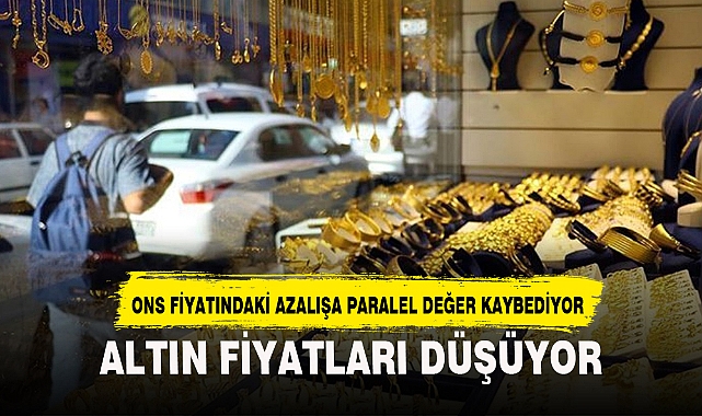 Altın Fiyatları Düşüyor