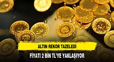 Altın rekor tazeledi bakın gramı ne kadar oldu?