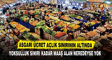 Asgari ücret açlık sınırının altında