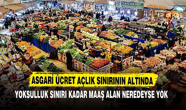 Asgari ücret açlık sınırının altında