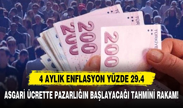 ASGARİ ÜCRETTE PAZARLIĞIN BAŞLAYACAĞI TAHMİNİ RAKAM!