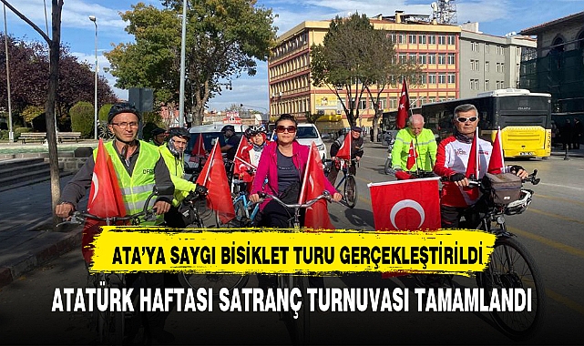 ATA’YA SAYGI BİSİKLET TURU GERÇEKLEŞTİRİLDİ