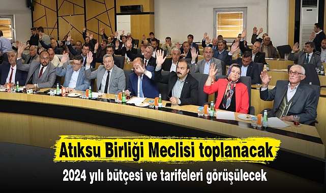 Atıksu Birliği Meclisi toplanacak