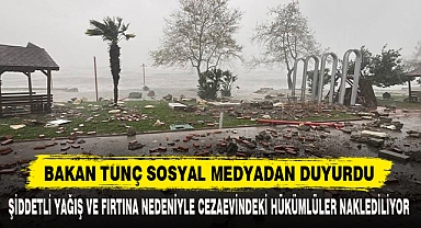 Bakan Tunç Sosyal Medyadan Duyurdu