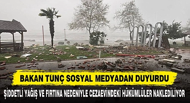 Bakan Tunç Sosyal Medyadan Duyurdu