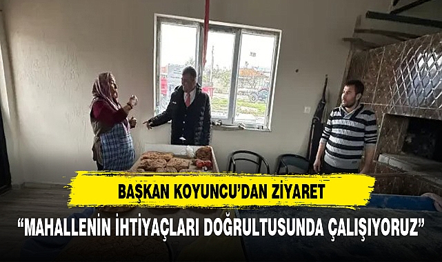 Başkan Koyuncu Belediye fırınlarını gezdi