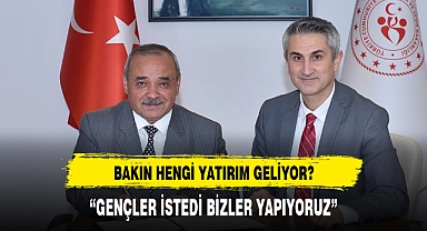 Başkan Şahin, "Gençler İstedi, Biz Yapıyoruz"