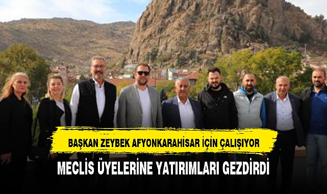 Başkan Zeybek Yatırımları Yerinde Gösterdi