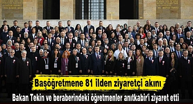 Başöğretmene 81 ilden ziyaretçi akını