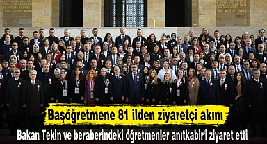 Başöğretmene 81 ilden ziyaretçi akını