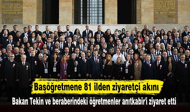Başöğretmene 81 ilden ziyaretçi akını