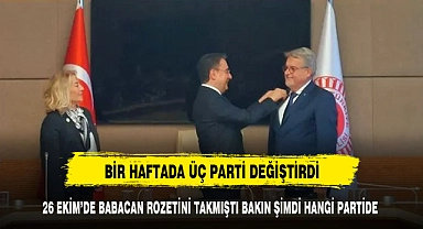 Bir haftada üç parti değiştirdi genel başkanlar hızına yetişemedi