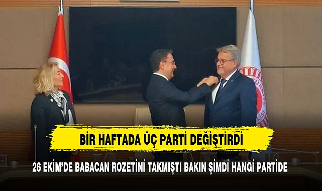 Bir haftada üç parti değiştirdi genel başkanlar hızına yetişemedi