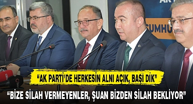"BİZE SİLAH VERMEYENLER, ŞUAN BİZDEN SİLAH BEKLİYOR"