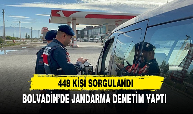 BOLVADİN’DE JANDARMA DENETİM YAPTI 