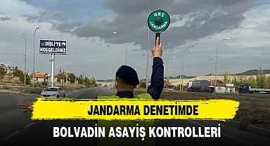 Bolvadin’de jandarmadan trafik denetimi