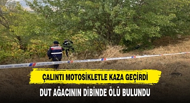ÇALINTI MOTOSİKLETLE KAZA GEÇİRDİ