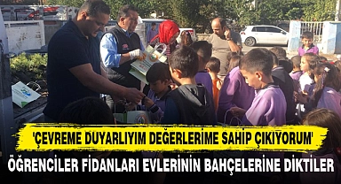 'ÇEVREME DUYARLIYIM DEĞERLERİME SAHİP ÇIKIYORUM'