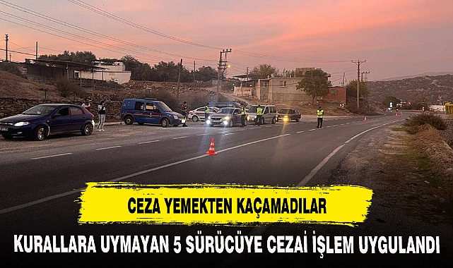 CEZA YEMEKTEN KAÇAMADILAR