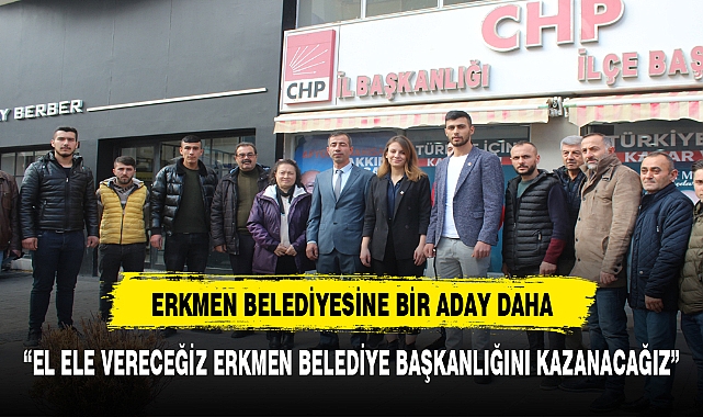 Chp Erkmen'e  bir aday daha çıktı "Kuş Erkmen'den aday adayı"