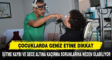 Çocuklarda Geniz Etine Dikkat