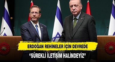 Cumhurbaşkanı Erdoğan'dan Gazze'deki rehine takasına ilişkin açıklama: Sürekli görüşme halindeyiz