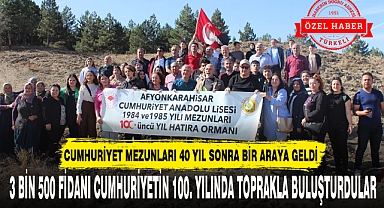 CUMHURİYET MEZUNLARI 40 YIL SONRA BİR ARAYA GELDİ