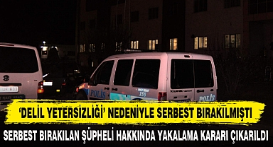‘DELİL YETERSİZLİĞİ’ NEDENİYLE SERBEST BIRAKILMIŞTI