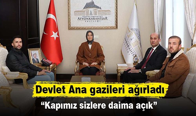 Devlet ana gazileri ağırladı