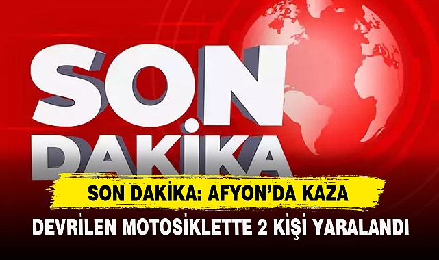 Devrilen Motosiklette 2 Kişi Yaralandı