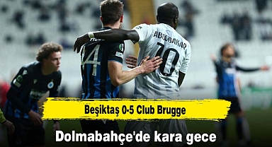 Dolmabahçe'de kara gece
