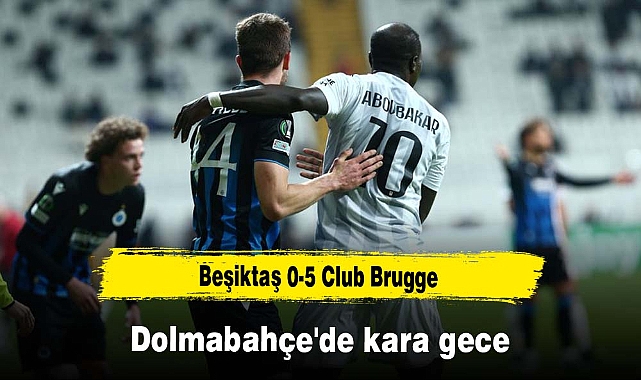 Dolmabahçe'de kara gece