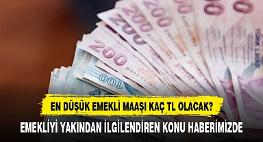 Emekli misiniz? peki en düşük emekli maaşı ne kadar olacak?