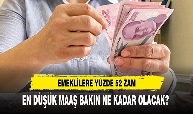Emeklilere Yüzde 52 Zam