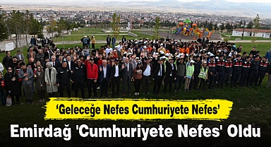 Emirdağ 'Cumhuriyete Nefes' Oldu