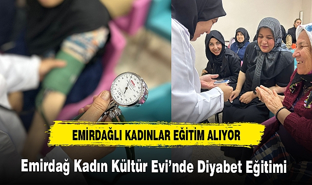 Emirdağ Kadın Kültür Evi’nde Diyabet Eğitimi